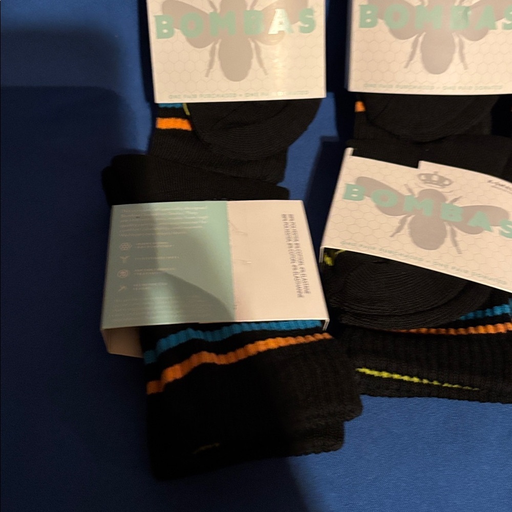 Bombas kids socks 8 pair bundle xsmall - Picture 2 of 2